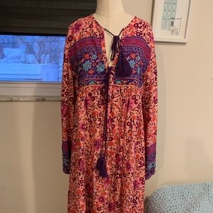 NWT Amazon Peasant MIDI Dress, Sz M